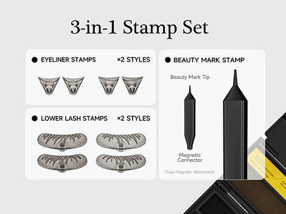 VEILNA Lash & Liner Stamp Kit 3-in-1 Lower Lash & Eyeliner Stamp Kit