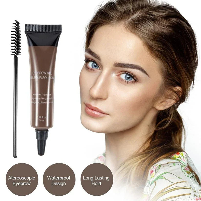 Buy 1 Get 1 Free ⭐Long-lasting Waterproof Smudge-proof Liquid Eyebrow Gel/Tint (With Free Brush)
