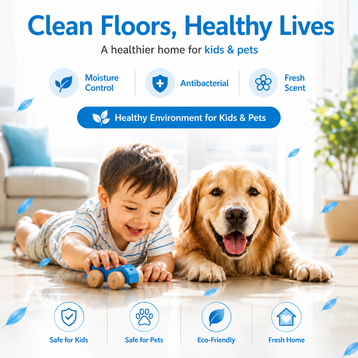 5-Scent Multi-Surface Floor Cleaning Sheets
