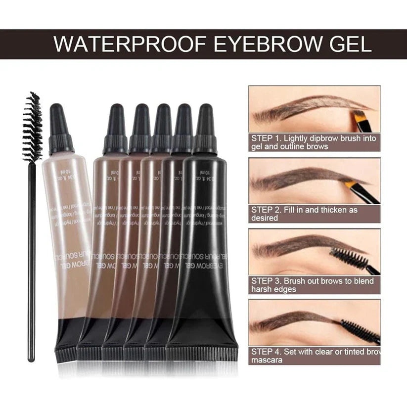 Buy 1 Get 1 Free ⭐Long-lasting Waterproof Smudge-proof Liquid Eyebrow Gel/Tint (With Free Brush)