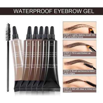 Buy 1 Get 1 Free ⭐Long-lasting Waterproof Smudge-proof Liquid Eyebrow Gel/Tint (With Free Brush)