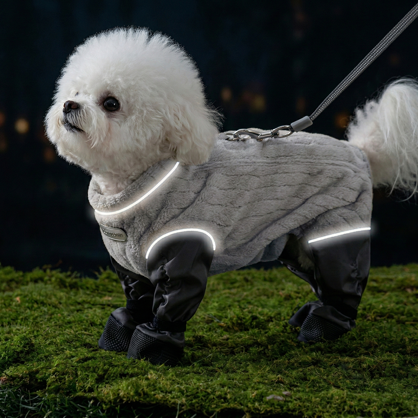 🐾 All-In-One Winter Adventure Dog Suit: Waterproof Coat + Cozy Flannel + Built-In Snow Boots