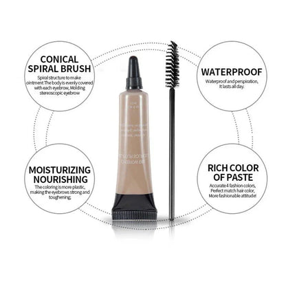 Buy 1 Get 1 Free ⭐Long-lasting Waterproof Smudge-proof Liquid Eyebrow Gel/Tint (With Free Brush)